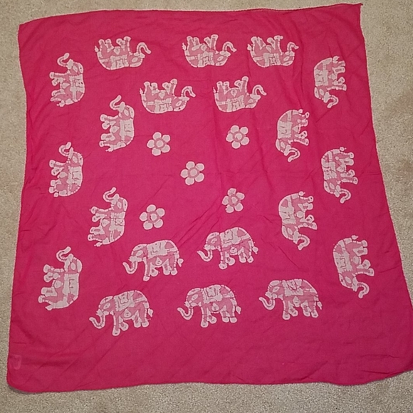 Gypsy Raspberry Pink Elephant scarf - Picture 3 of 5